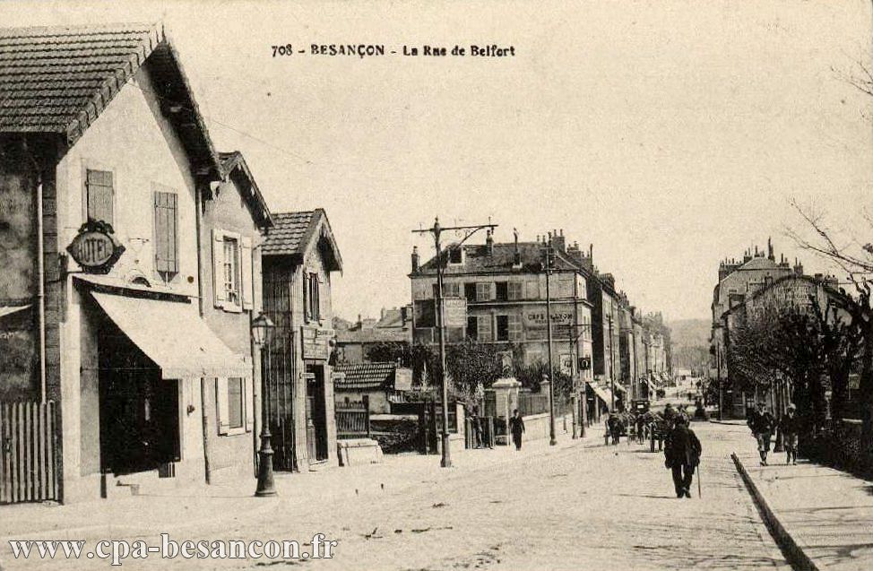 708 - BESANÇON - La Rue de Belfort